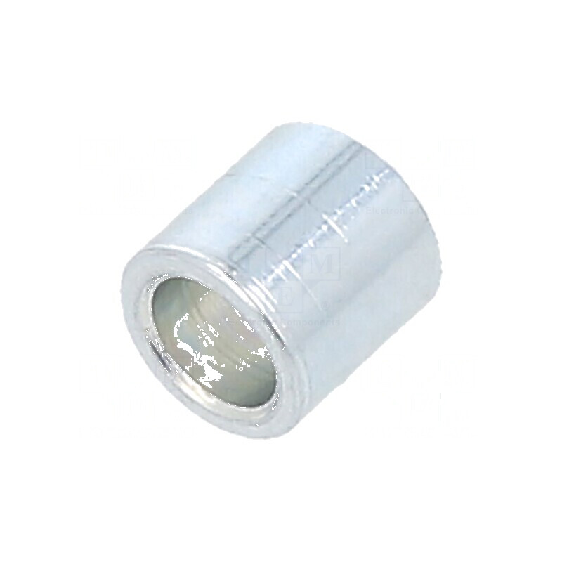 Manşon distanţier cilindric din oţel zincat 5mm, diametru exterior 5mm | Electronic-mag.ro | Componente Electronice
