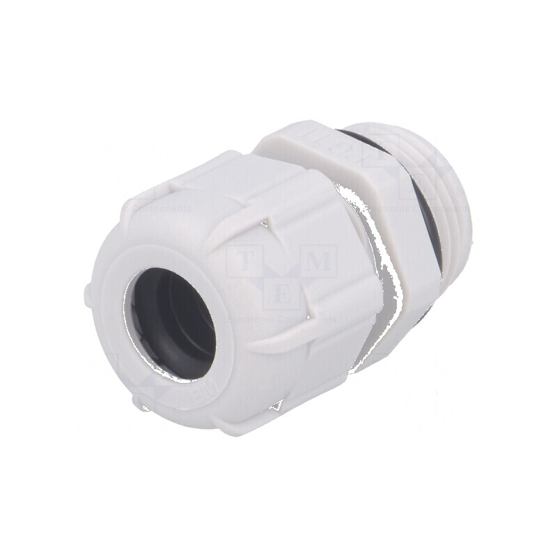 Garnitură de etanșare PG11 IP68 din poliamidă gri UL94V-2 pentru protecție la apă și praf | Electronic-mag.ro | Componente Elect