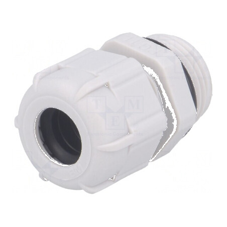 Garnitură de etanșare PG11 IP68 din poliamidă gri UL94V-2 pentru protecție la apă și praf | Electronic-mag.ro | Componente Elect