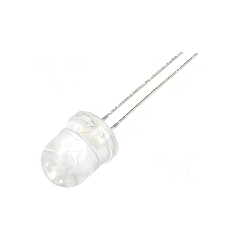 LED 8mm alb rece 4000÷5000mcd 15° convex pentru iluminat decorativ | Electronic-mag.ro | Componente Electronice