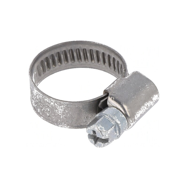 Colier cu şurub de strângere W: 9mm pentru crimpare 12÷22mm D W2 | Electronic-mag.ro | Componente Electronice