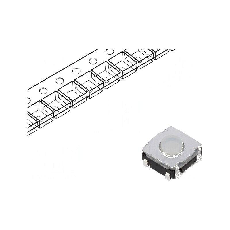 Microîntrerupător TACT SPST-NO 0,05A/12VDC SMT 1,77N - Pozitie 2 | Electronic-mag.ro | Componente Electronice Microîntrerupător TACT SPST-NO 0,05A/12VDC SMT 1,77N - Pozitie 2 | Electronic-mag.ro | Componente Electronice