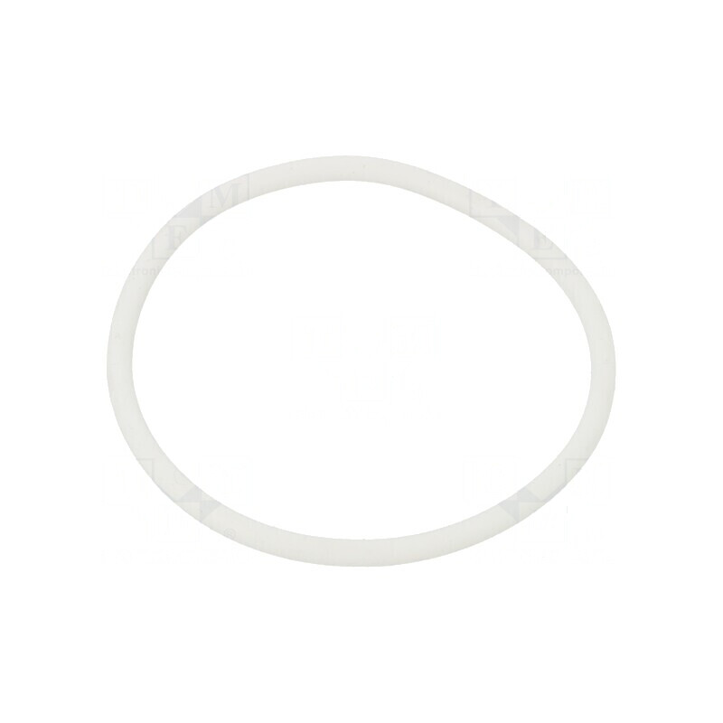 Garnitură O-ring siliconică albă, grosime 3mm, diametru interior 57mm, rezistență temperatură -60÷160°C | Electronic-mag.ro | Co