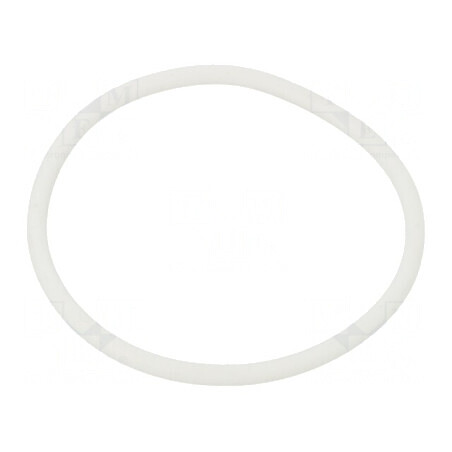 Garnitură O-ring siliconică albă, grosime 3mm, diametru interior 57mm, rezistență temperatură -60÷160°C | Electronic-mag.ro | Co