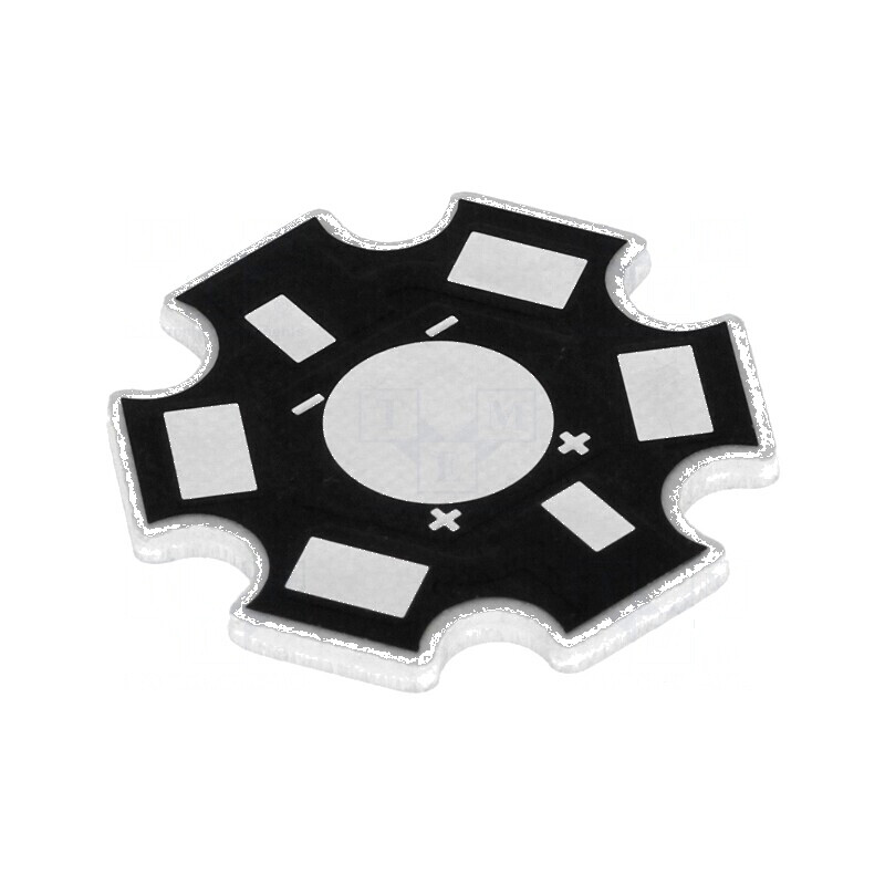 Placă STAR pentru diode LED de putere - Suport pentru iluminat eficient | Electronic-mag.ro | Componente Electronice