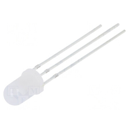 LED 5mm roșu/albastru 30° cu parte frontală convexă, Nr. term: 3 | Electronic-mag.ro | Componente Electronice