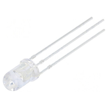 LED 5mm roșie/verde 30° convex cu număr termic 3 | Electronic-mag.ro | Componente Electronice