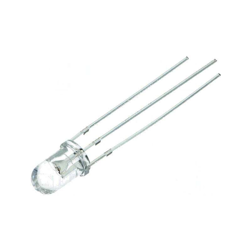 LED 5mm roșie/galbenă 30° convexă, număr terminal 3 | Electronic-mag.ro | Componente Electronice