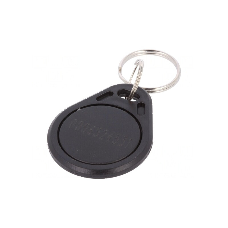 Breloc RFID plastic negru 13,56MHz ISO/IEC14443-3-A | Electronic-mag.ro | Componente Electronice