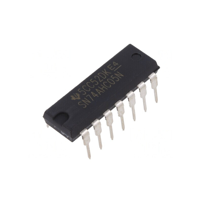 CI digital NOT CH 6 CMOS THT DIP14 2÷5,5VDC -40÷85°C tub | Electronic-mag.ro | Componente Electronice