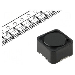 Inductor SMD 820uH 750mA 1,24Ω ±20% 12x12x8mm -40÷85°C | Electronic-mag.ro | Componente Electronice