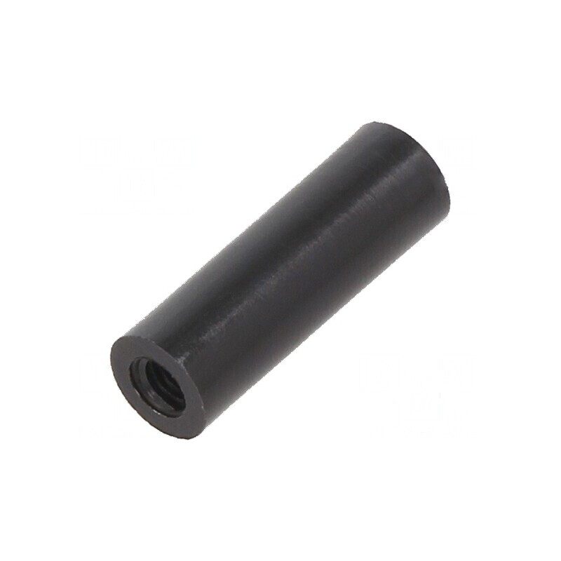 Manșon distanțier cilindric din poliamidă M3, lungime 18mm, diametru exterior 6mm | Electronic-mag.ro | Componente Electronice