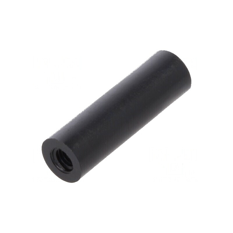 Manşon distanţier cilindric din poliamidă M3, lungime 20mm, diametru exterior 6mm | Electronic-mag.ro | Componente Electronice