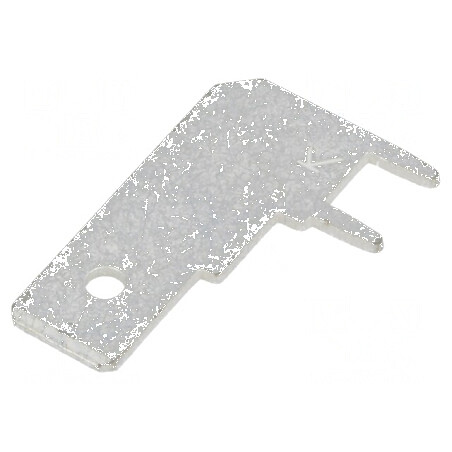 Terminal plat 6,4mm 0,8mm tată THT alamă cositorită - Conector electric de înaltă calitate | Electronic-mag.ro | Componente Elec