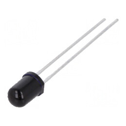 Emiţător IR 5mm 860nm negru 145mW 20° THT 100mA 1,5÷1,8V pentru aplicații electronice | Electronic-mag.ro | Componente Electroni