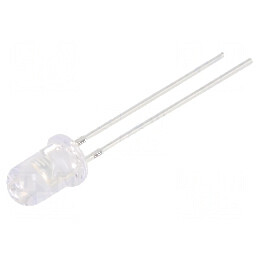 LED UV 60° 20mA 114mW λd: 380÷390nm 3÷3,8VDC THT Nr.term: 2 - Sursă de iluminat UV pentru aplicații diverse | Electronic-mag.ro 