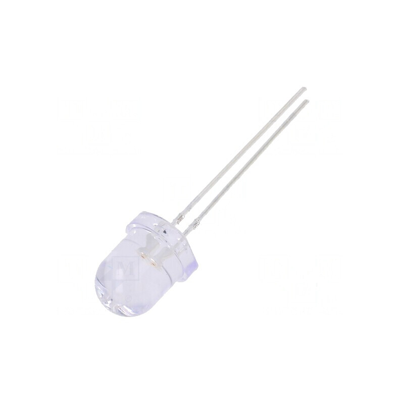 LED galben 7,8mm 12000÷14400mcd 30° convex | Electronic-mag.ro | Componente Electronice