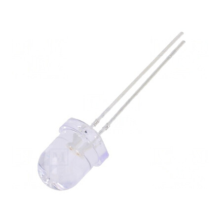 LED galben 7,8mm 12000÷14400mcd 30° convex | Electronic-mag.ro | Componente Electronice