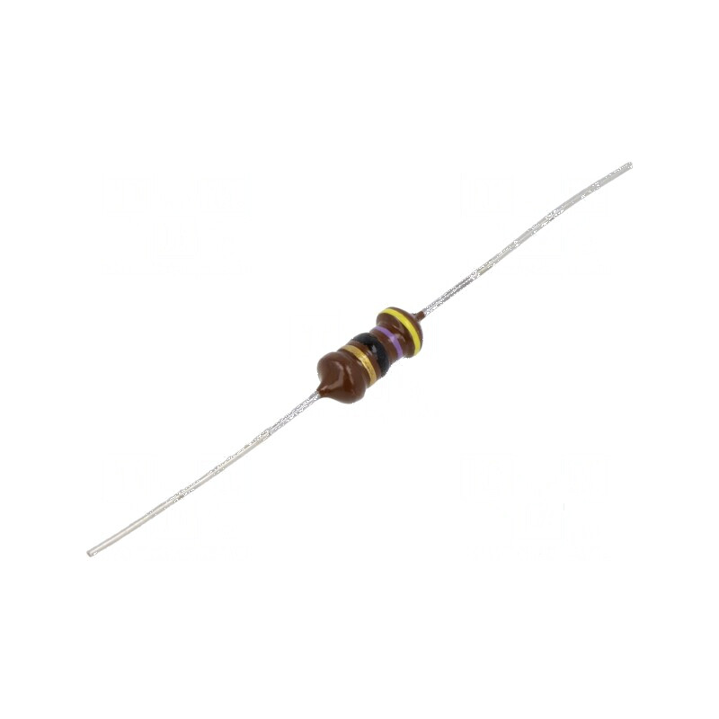 Inductor ferită THT 47uH 800mA Ø5,2x12mm ±20% 5MHz 500mΩ | Electronic-mag.ro | Componente Electronice