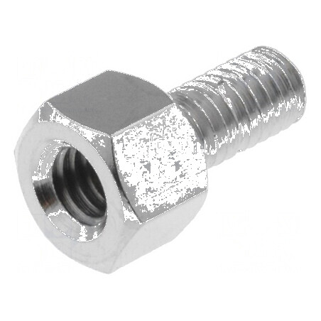 Piuliță distanțieră filetată 5mm M4 intern și extern | Electronic-mag.ro | Componente Electronice