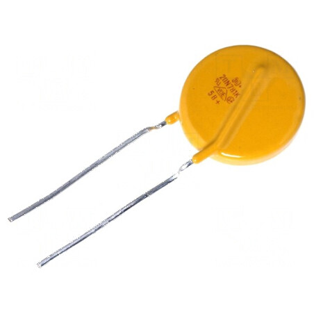 Varistor oxid de metal THT 485VAC 640VDC 780V ±10% 6,5kA pentru protecția circuitelor electrice | Electronic-mag.ro | Componente