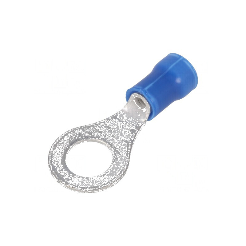 Vârf inelar M6 Ø 6,4mm pentru cablu izolat 1,25÷2mm2 crimpat | Electronic-mag.ro | Componente Electronice