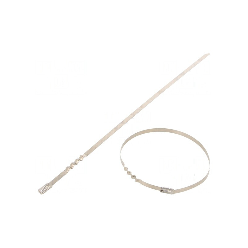 Colier de strângere din oțel natural, L: 260mm, W: 4,6mm, 445N | Electronic-mag.ro | Componente Electronice Colier de strângere din oțel natural, L: 260mm, W: 4,6mm, 445N | Electronic-mag.ro | Componente Electronice