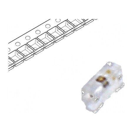 LED SMD 0402 Verde 28,5mcd 1x0,55x0,3mm 140° 20mA λd: 572nm - Lumină Verde pentru Proiecte DIY | Electronic-mag.ro | Componente 