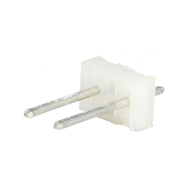 Conector cablu-placă soclu tată KK 5,08mm 2 pini rotunzi | Electronic-mag.ro | Componente Electronice