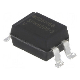 Optocuplor SMD cu 1 Canal, Ieșire Tranzistori, Izolație de 5,3kV, Tensiune colector-emisor 70V | Electronic-mag.ro | Componente 