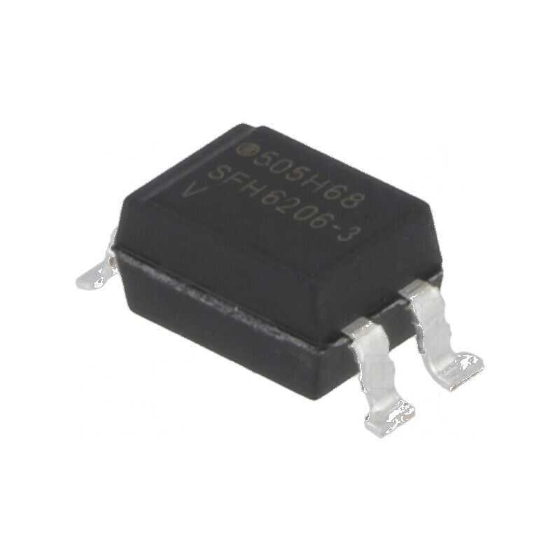 Optocuplor SMD cu 1 Canal, Ieșire Tranzistori, Izolație de 5,3kV, Tensiune colector-emisor 70V | Electronic-mag.ro | Componente 