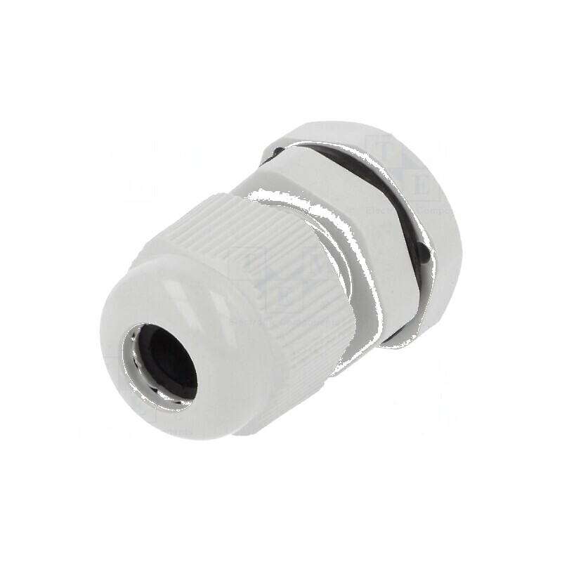 Garnitură de etanşare M12 1,5 IP67 din poliamidă gri – accesorii de etanșare pentru protecție IP67 | Electronic-mag.ro | Compone