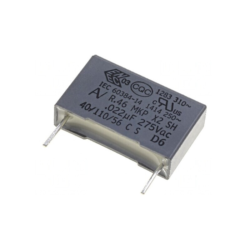 Condensator polipropilenă X2 R46 310V 330nF 18x10x16mm - componentă electronică de calitate | Electronic-mag.ro | Componente Ele