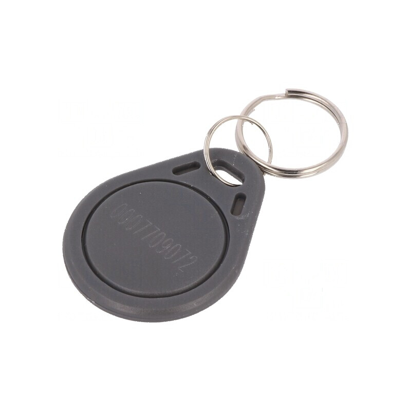 Breloc RFID plastic gri 125kHz 8BROM - Accesoriu de identificare și securitate | Electronic-mag.ro | Componente Electronice