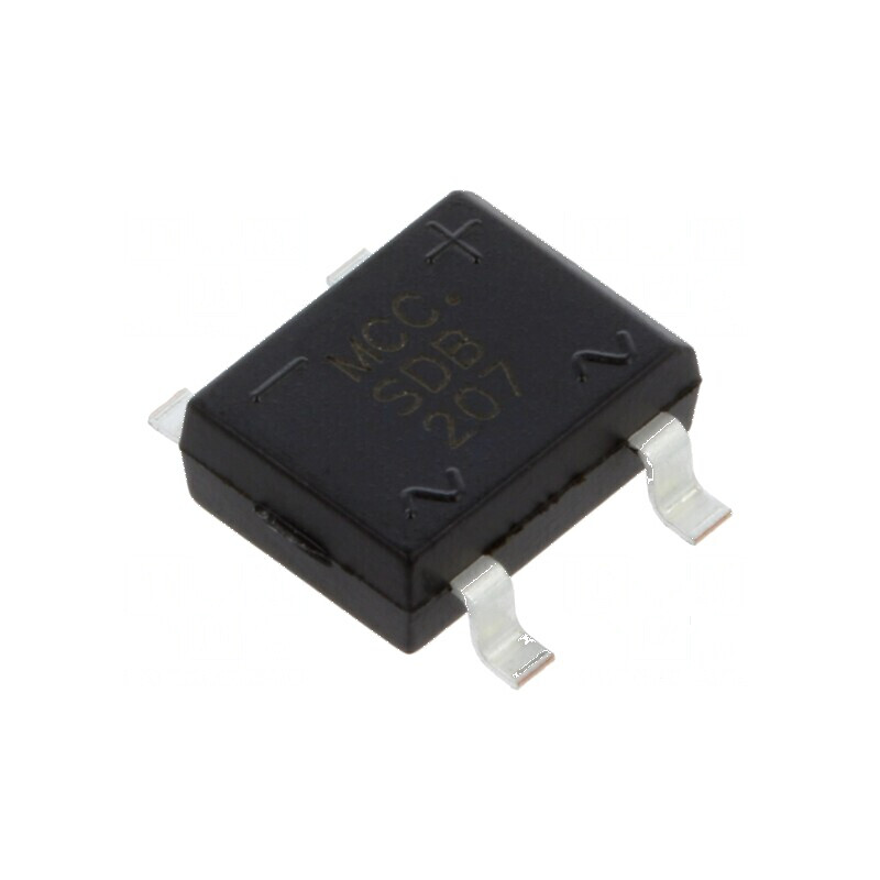 Punte redresoare monofazată Urmax 1kV 2A 60A SDB-1 pentru aplicații electrice | Electronic-mag.ro | Componente Electronice