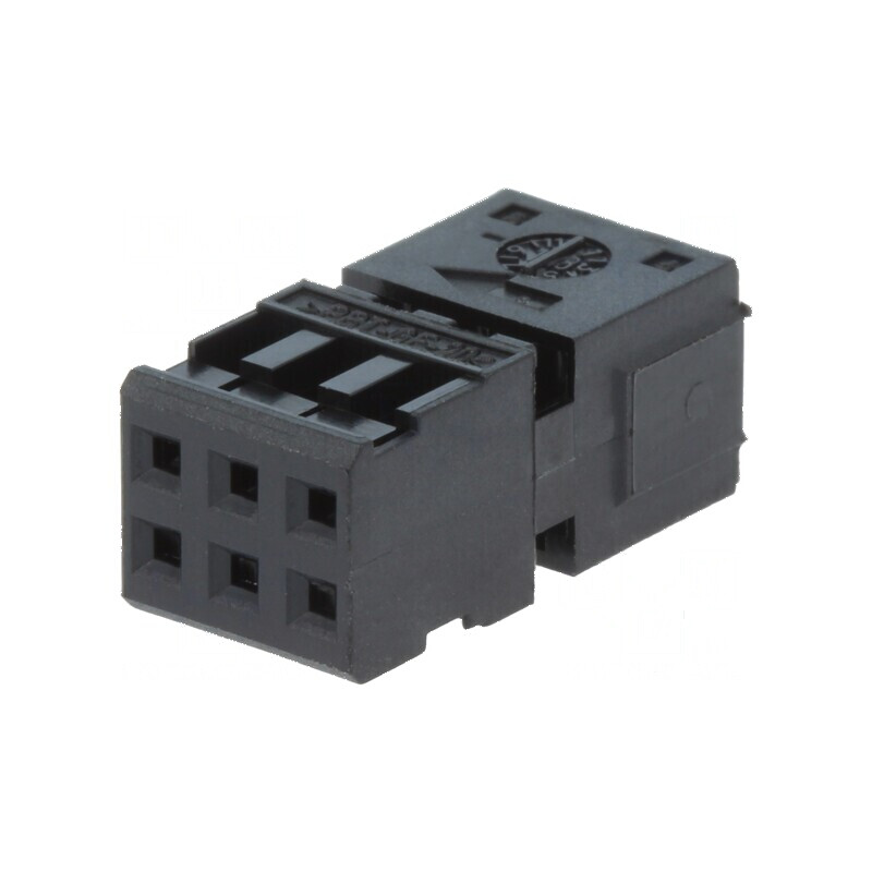 Carcasă RCPT pentru MQS 6W | Electronic-mag.ro | Componente Electronice
