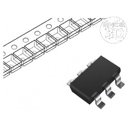 Comutator USB IC 1,5A SMD SOT26 pentru rolă și bandă | Electronic-mag.ro | Componente Electronice