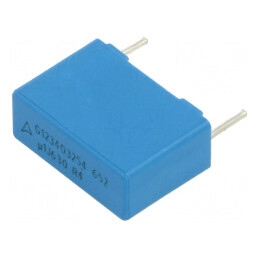 Condensator polipropilenă 100nF THT 7x12,5x18mm ±5% 15mm | Electronic-mag.ro | Componente Electronice