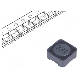 Inductor SMD 330uH 680mA 510mΩ ±20% 12x12x6mm -40÷125°C | Electronic-mag.ro | Componente Electronice