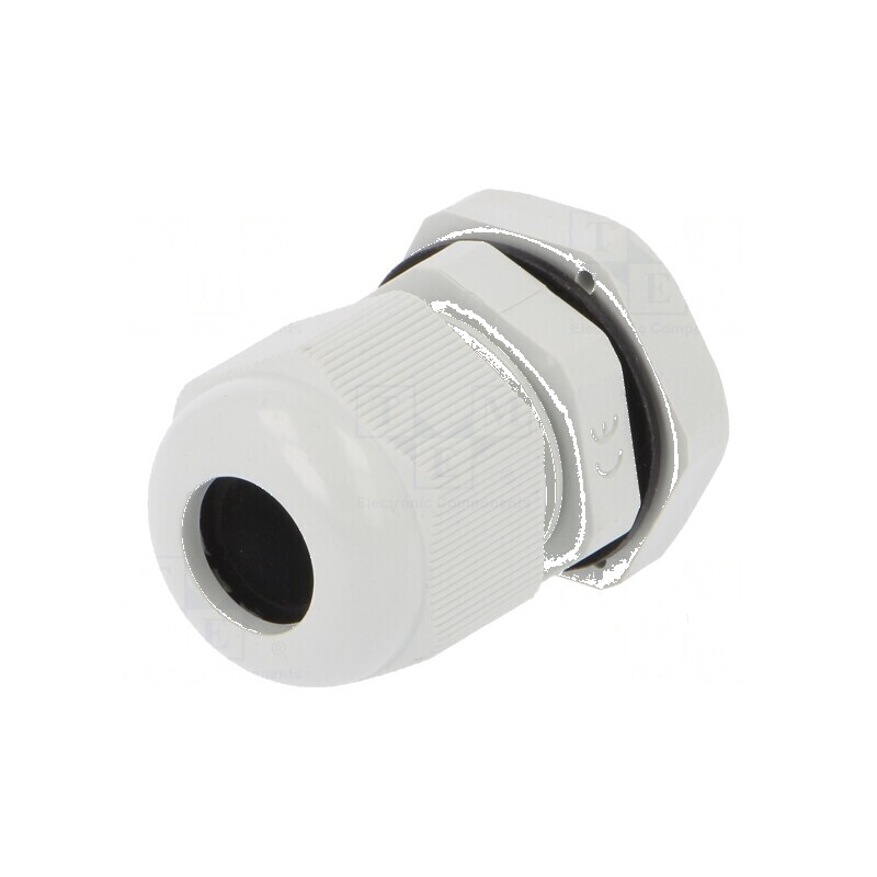 Garnitură de etanşare PG11 IP67 din poliamidă gri pentru cabluri | Electronic-mag.ro | Componente Electronice
