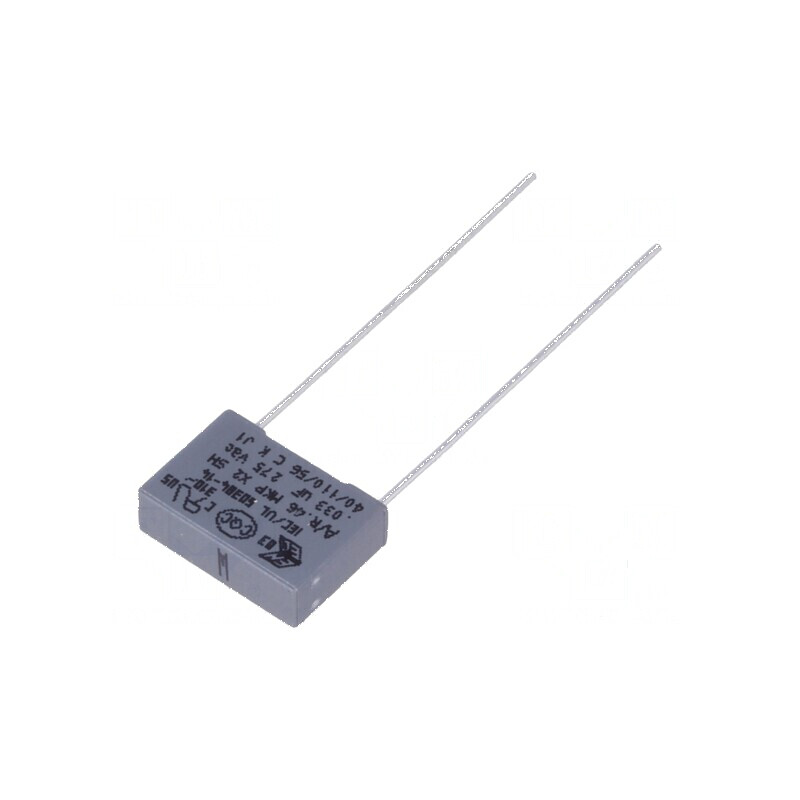 Condensator polipropilenă X2 R46 Miniature 33nF 13x4x9mm - Componentă electronică de înaltă calitate | Electronic-mag.ro | Compo