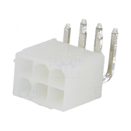 Conector cablu-placă soclu tată N42G 4,2mm PIN 6 THT 600V 9A - componentă electronică | Electronic-mag.ro | Componente Electroni