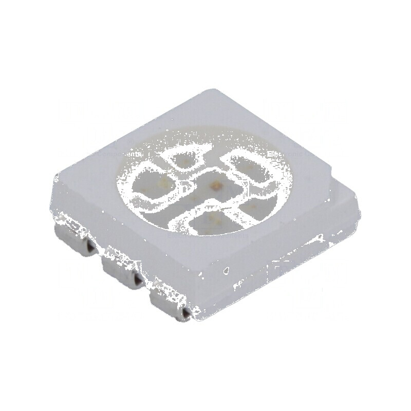 Banda LED SMD 5060 PLCC6 RGB 5x5x1,5mm 120° 20mA - Iluminare decorativă flexibilă | Electronic-mag.ro | Componente Electronice
