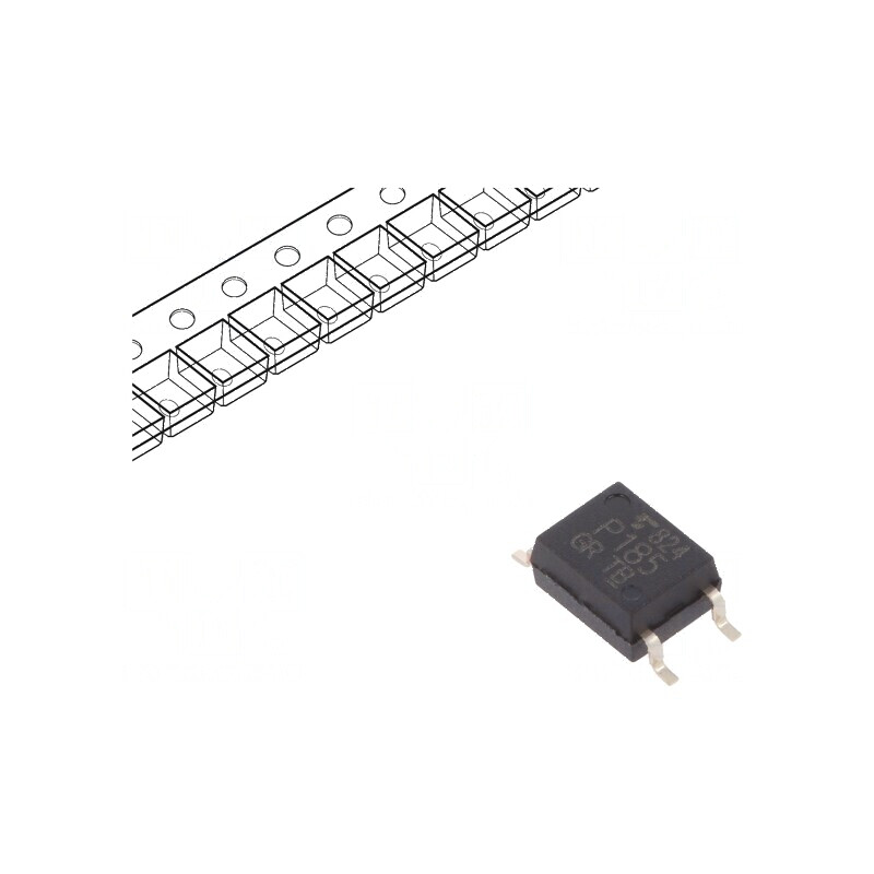 Optocuplor SMD 1 Canal, Ieșire Tranzistori, Izolație 3,75kV, Tensiune Colector-Emitor 80V, SO6 | Electronic-mag.ro | Componente 