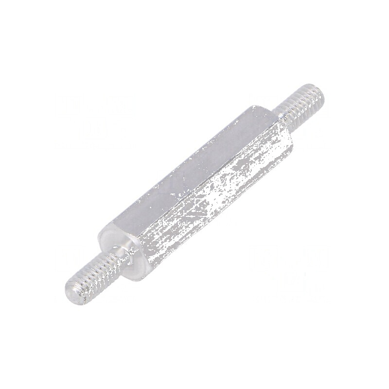 Piuliță distanțieră filetată 18mm M2,5 hexagonală pentru prindere sigură | Electronic-mag.ro | Componente Electronice