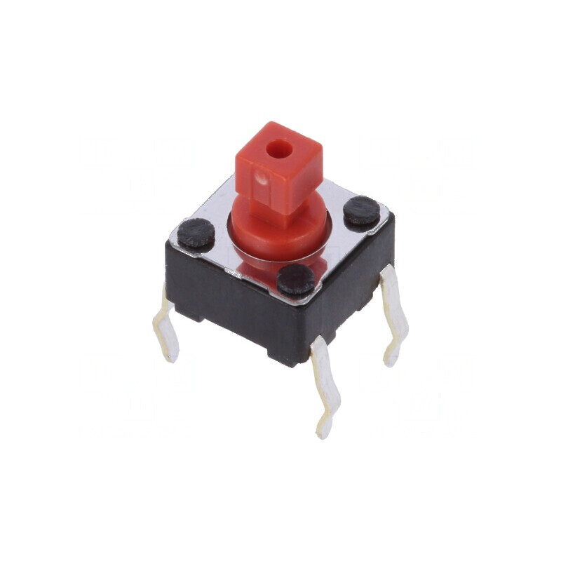 Microîntrerupător TACT SPST 0,05A/12VDC THT 2,6N 7,3mm pentru aplicații electronice | Electronic-mag.ro | Componente Electronice