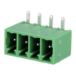 Regletă de conexiuni deconectabilă 3,5mm cu 4 socluri tată pentru instalări electrice | Electronic-mag.ro | Componente Electroni
