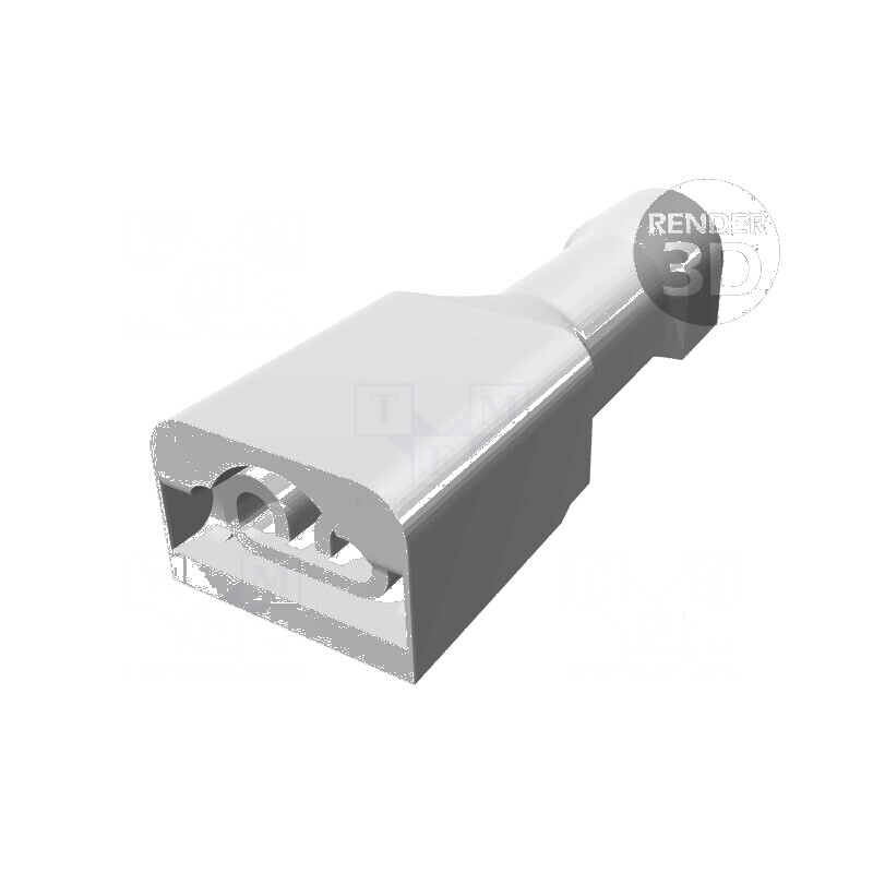 Terminal plat 2,8mm pentru cablu 0,5mm mamă crimpat 0,32÷0,82mm2 | Electronic-mag.ro | Componente Electronice