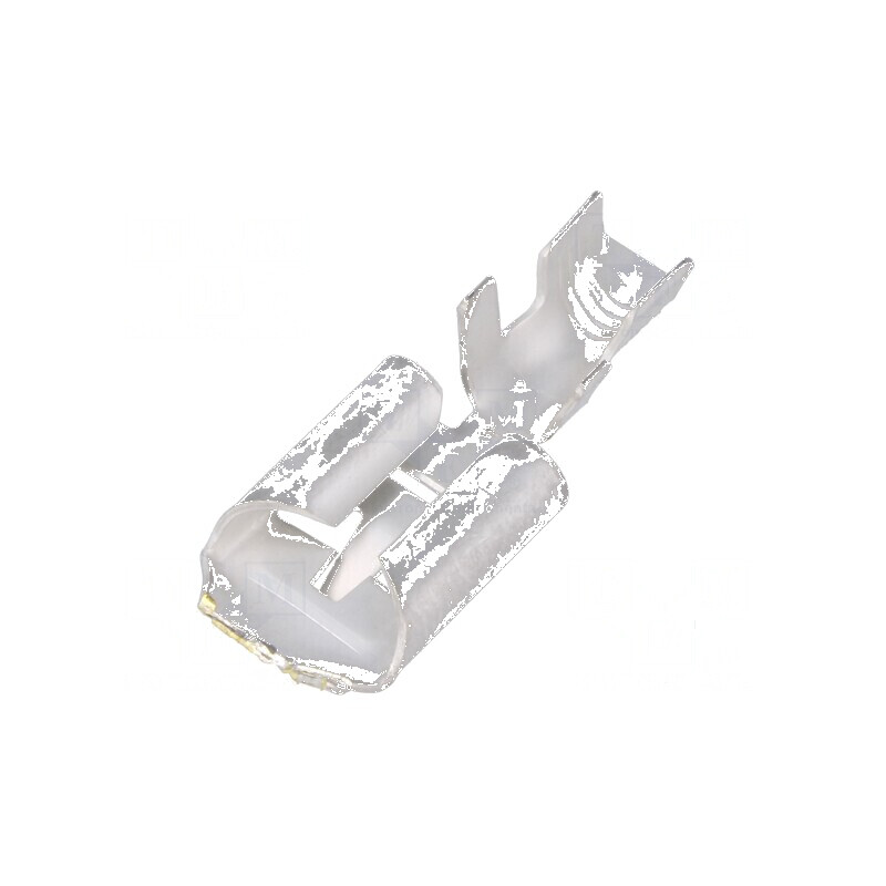 Terminal plat 9,5mm 1,2mm mamă 3÷6mm2 pentru cablu drept, crimpat | Electronic-mag.ro | Componente Electronice