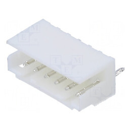 Conector cablu-placă soclu tată PIN 6 CT Pas 2mm pentru PCB - Componentă electronică de calitate | Electronic-mag.ro | Component